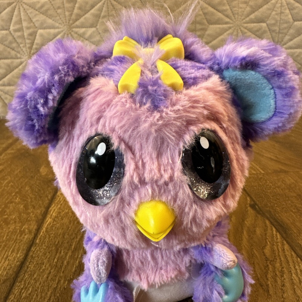 Hatchimals Hatchibabies Purple Ponette‎ Baby Bird Interactive Talks Lights Works